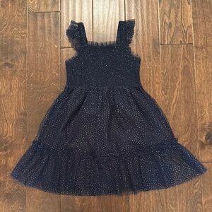 NWOT J. Crew Crewcuts Girls' Sparkle Mesh ruffle dress - size 7